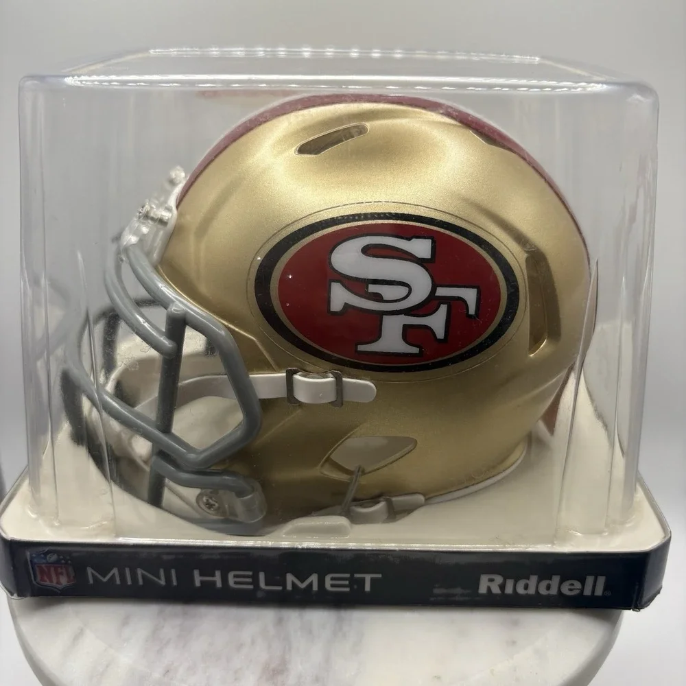 San Francisco 49ers Speed Mini Helmet Riddell NFL Licensed Brand New